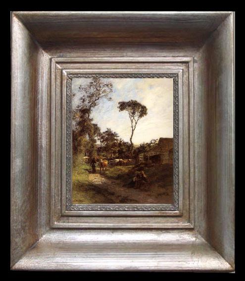 framed  Lhermitte, Leon The Bleak Farm, Ta077-2